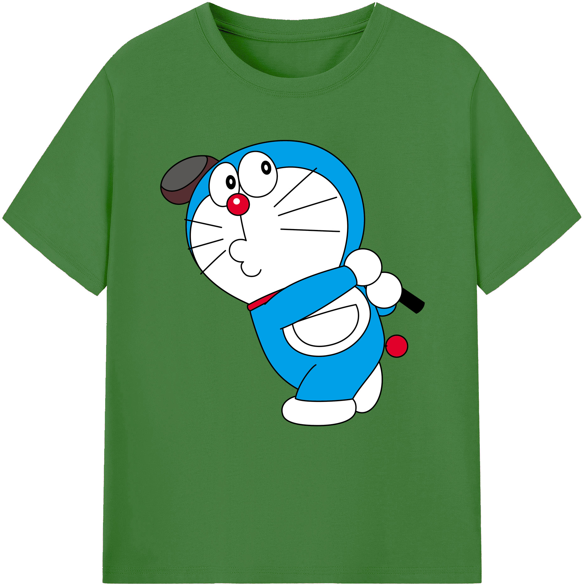 （画像用） ドラえもん Doraemon レディースカジュアルプリントTシャツ（綿100％）